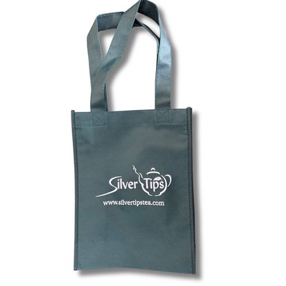 Silver Tips Tea Tote Bag