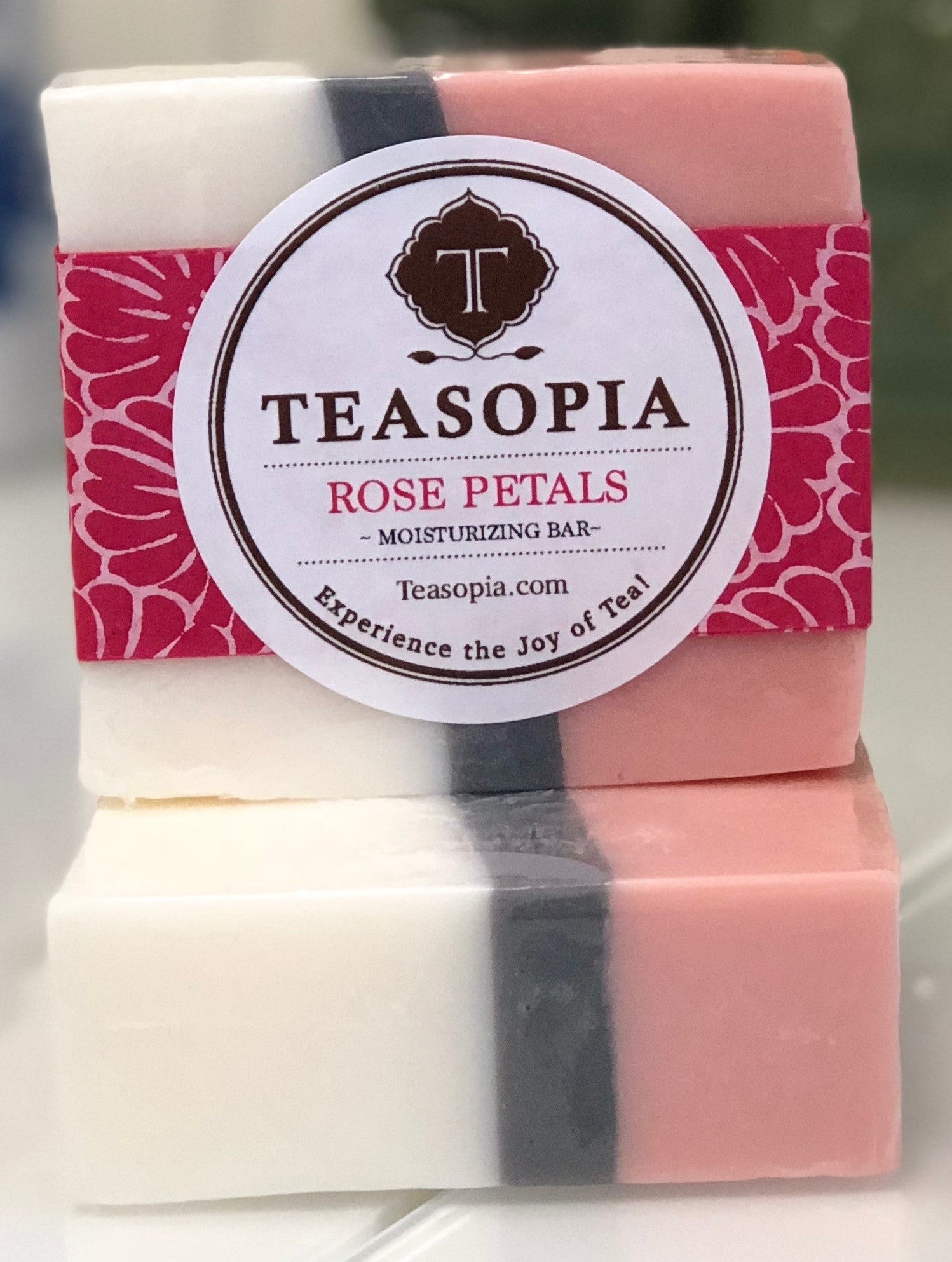 Tea Soaps - Rose Petal - Body Soaps Scented with Tea - Silver Tips Tea's Gifts